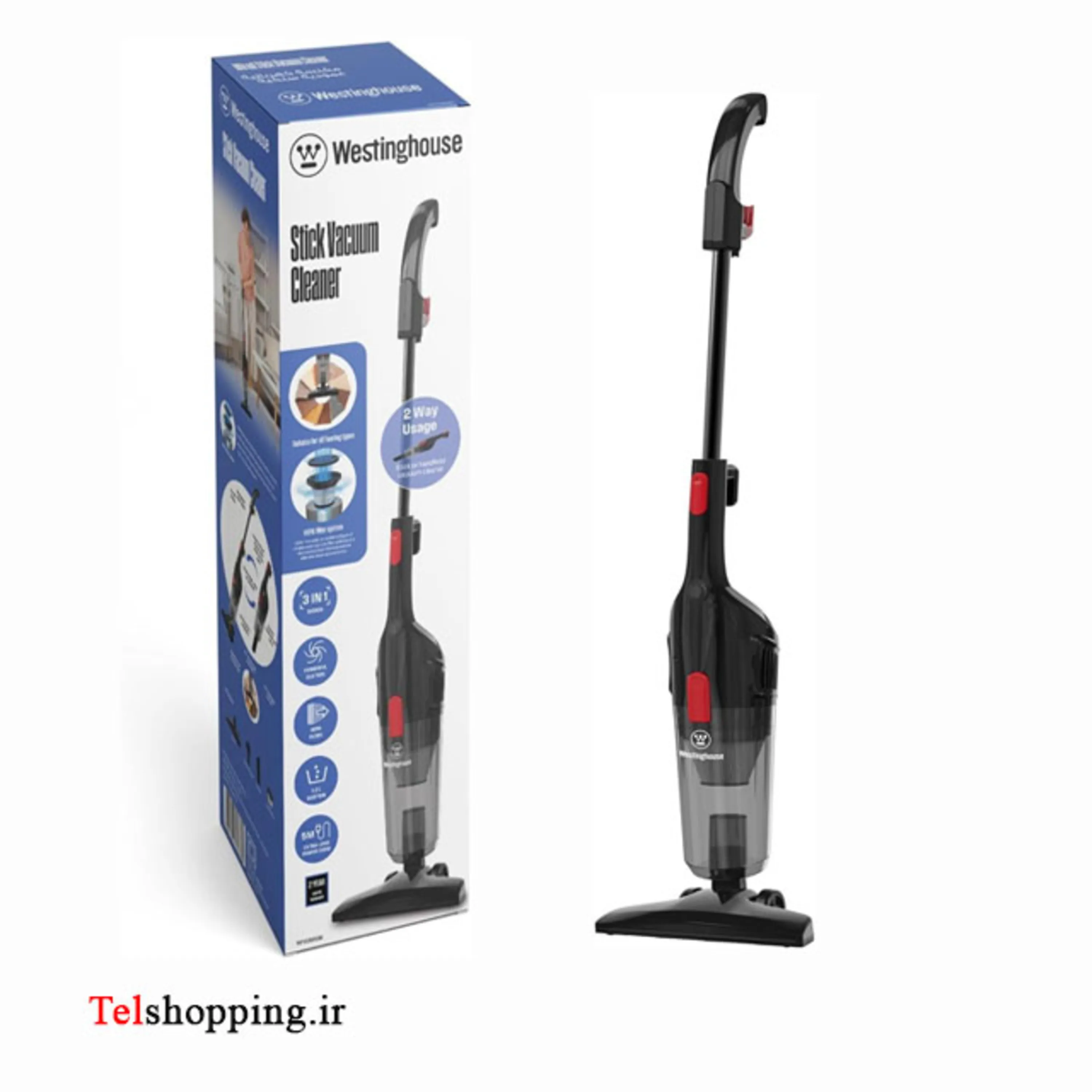 جاروبرقی سه کاره وستینگ هاوس مدل 600